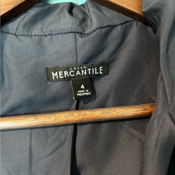 J Crew Mercantile Vail Parka - Navy - Size 4 - Picture 5 of 6
